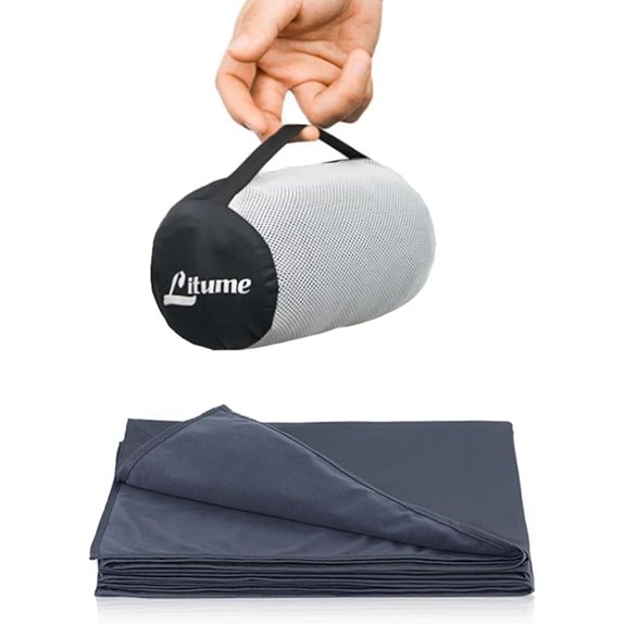 Litume Lightweight Travel Blanket with Stuff Sack