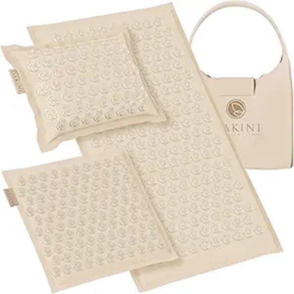 Dakini Linen Acupressure Mat & Pillow Set