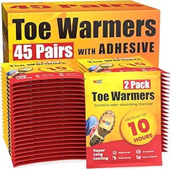 Toe Warmers - 10 Hours Heat Odorless All Natural