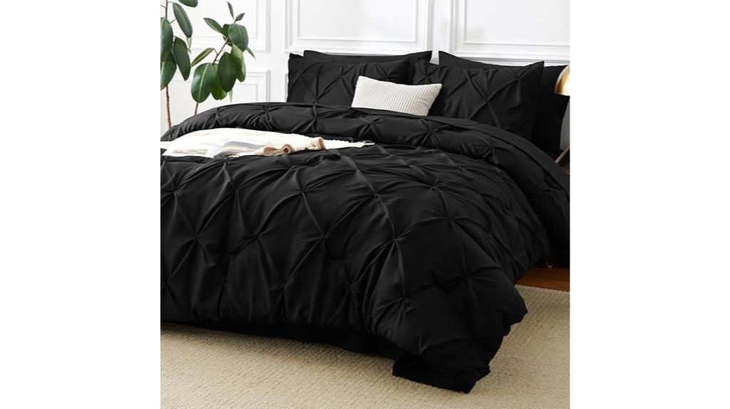 luxurious black king bedding