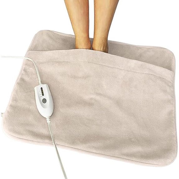 Luxurious Electric Foot Warmer with 4 Heat Settings