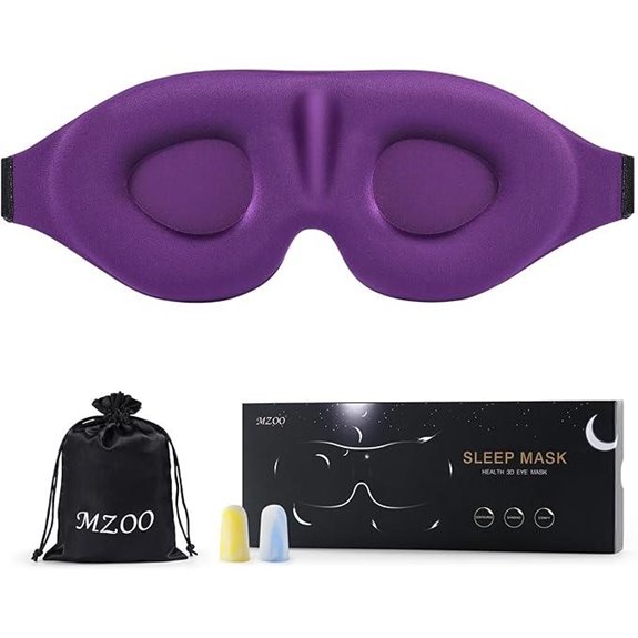 MZOO Luxury Sleep Eye Mask for Side Sleepers