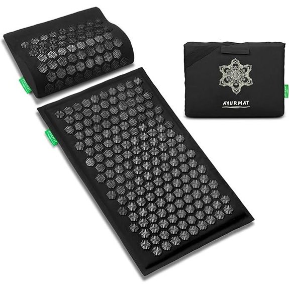 Premium Acupressure Mat & Pillow Set with Carrying Bag