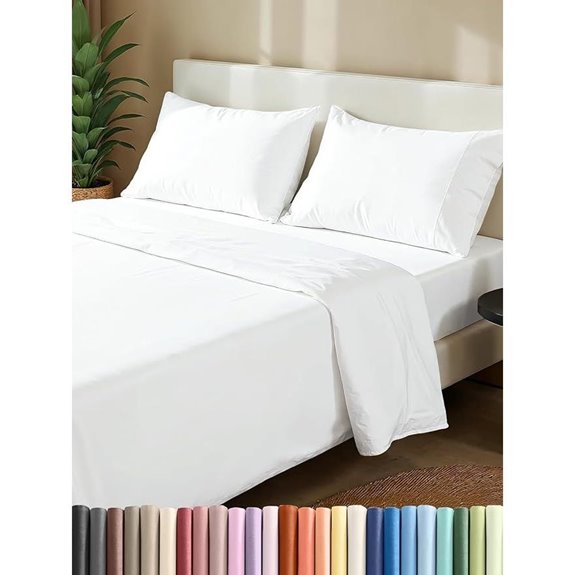 Luxury Queen Sheet Set – Deep Pocket Ultra-Soft Wrinkle-Free