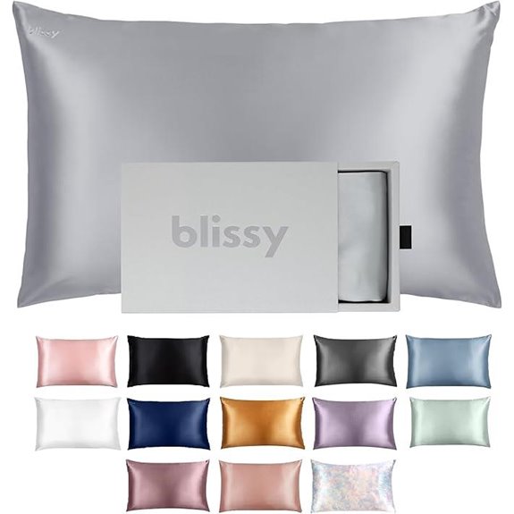 Blissy Silk Pillowcase - 100% Mulberry Silk Queen