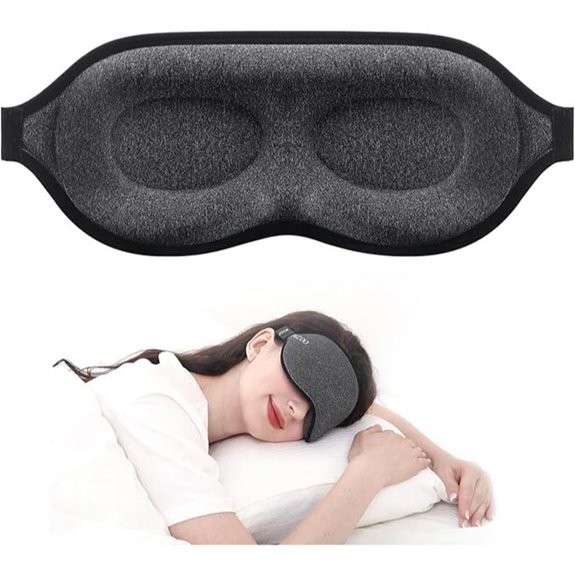 MZOO Luxury Sleep Mask for Back & Side Sleep