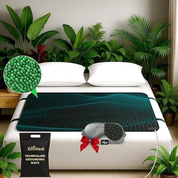 Luxury Tourmaline Grounding Mat with Sleep Mask
