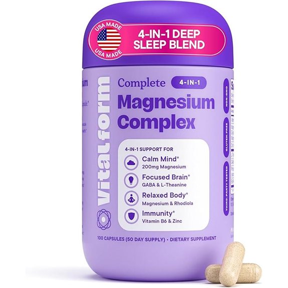 Magnesium Glycinate Sleep Support Capsules (100)
