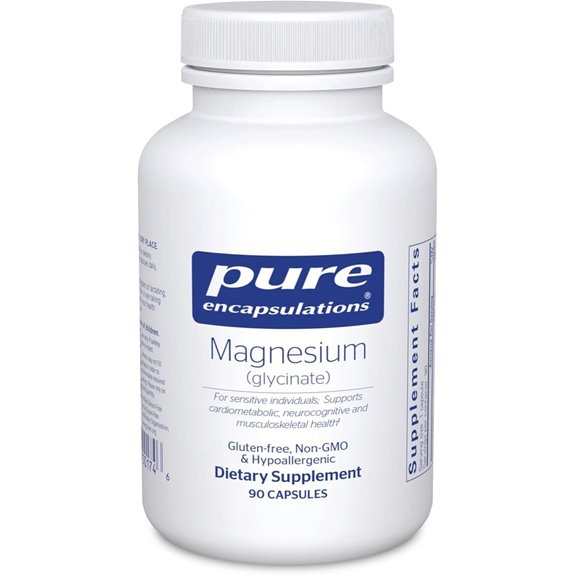 Pure Encapsulations Magnesium Glycinate Supplement (90 Capsules)