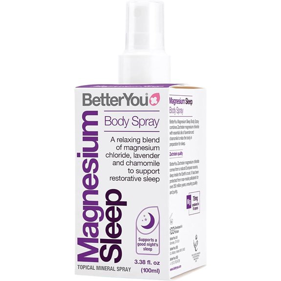 BetterYou Magnesium Body Spray with Lavender and Chamomile