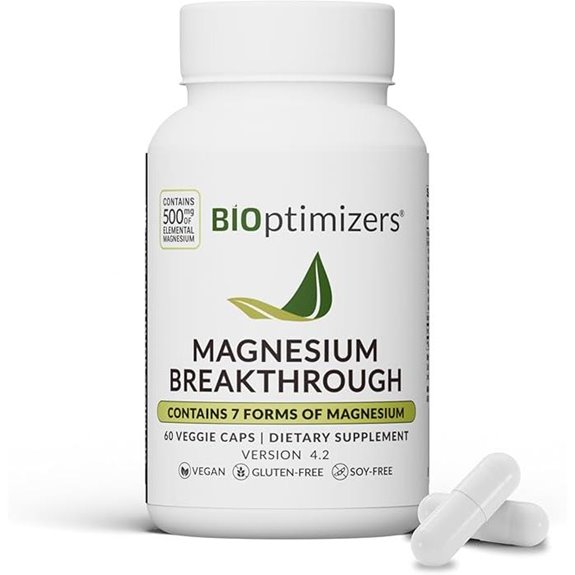 BIOptimizers Magnesium Breakthrough Supplement (60 Capsules)