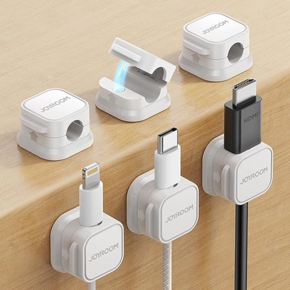 Joyroom Magnetic Cable Clips for Desk & Wall Management