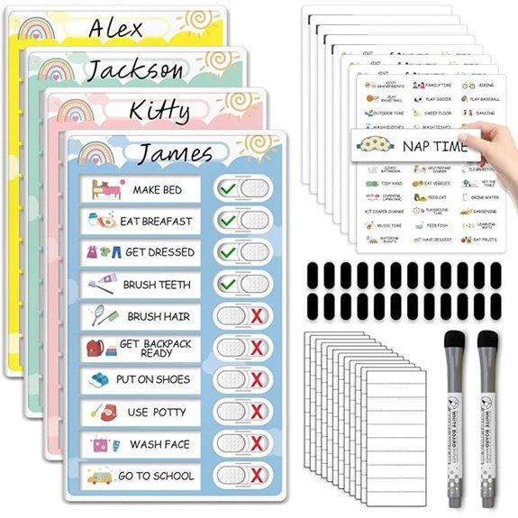 magnetic kids chore chart