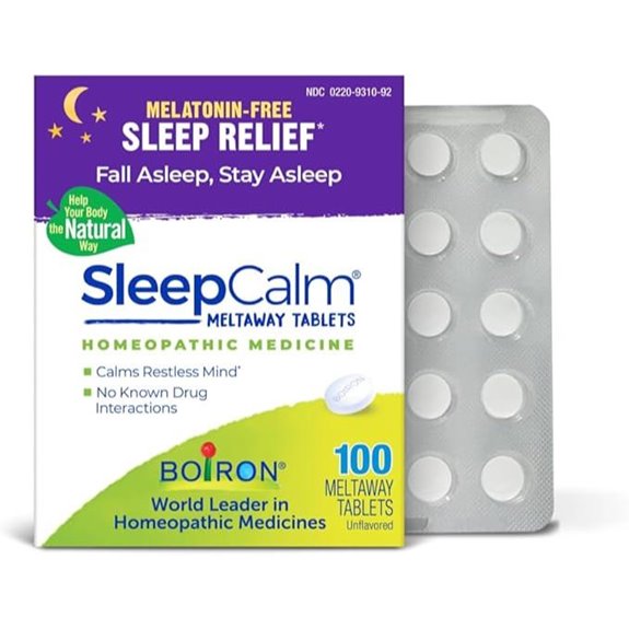 Boiron SleepCalm Tablets - Melatonin-Free Restful Sleep