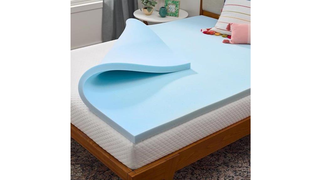 memory foam gel topper