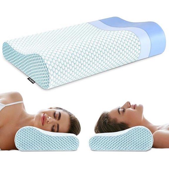 Memory Foam Pillow for Neck and Shoulder Pain