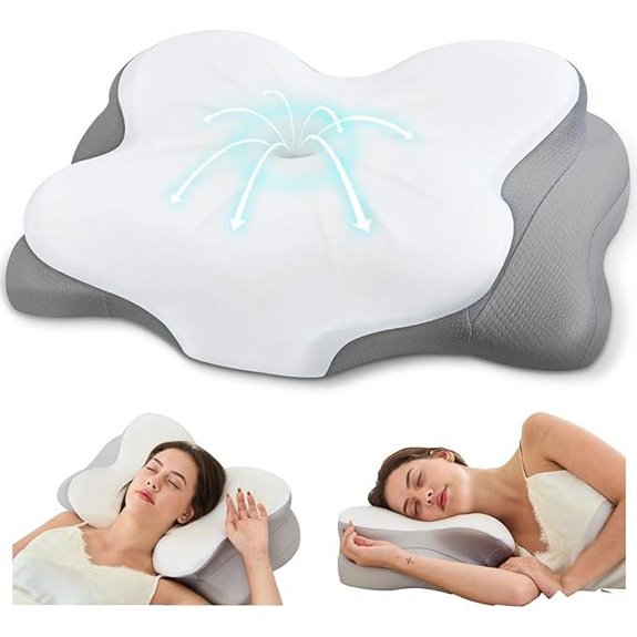 Ergonomic Memory Foam Cervical Neck Pillow