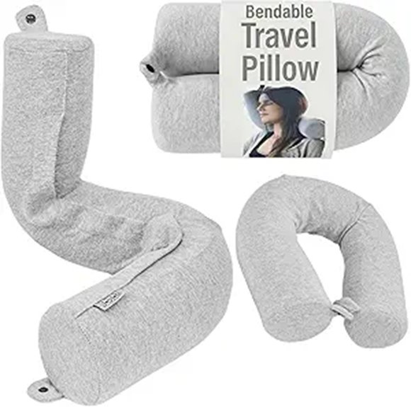 Dot&Dot Twist Memory Foam Travel Pillow