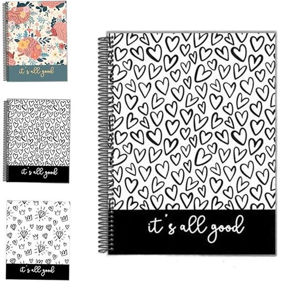 Mental Health Mood Journal with Prompts and Tracker