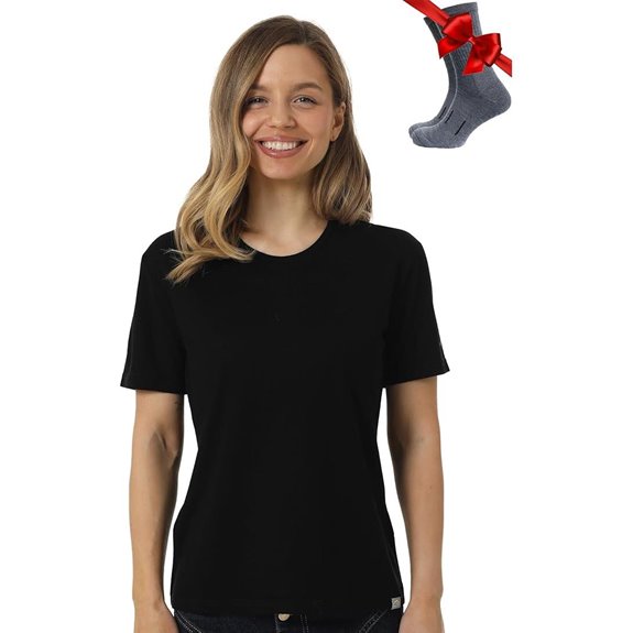 Merino.tech Women’s Merino Wool T-Shirt & Socks