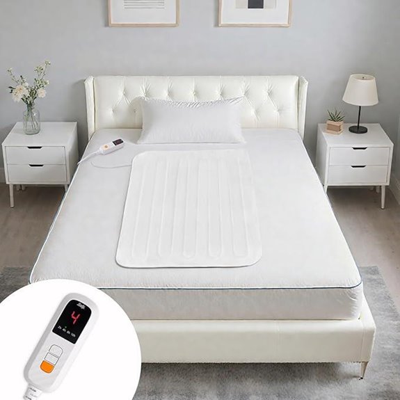 Sealy Mini Twin Heated Mattress Pad with Heat Settings