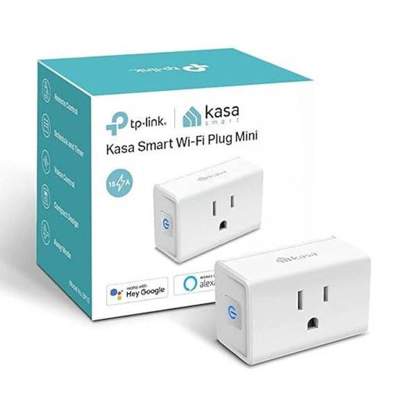 Kasa Smart Plug Ultra Mini 15A Wi-Fi Outlet