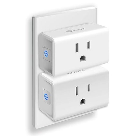 Kasa Smart Mini Wi-Fi Plug 2-Pack Alexa Compatible
