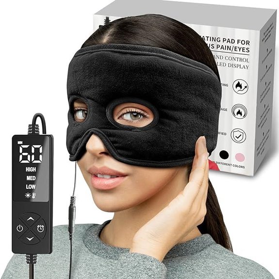 Moist Heat Sinus Relief Mask with 3 Settings