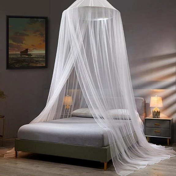 VISATOR Mosquito Net Bed Canopy for Girls and Adults