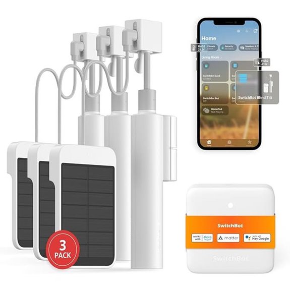SwitchBot Motorized Blinds Kit with Hub and Solar