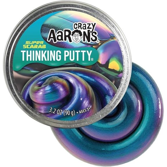 Crazy Aaron's Thinking Putty - Super Scarab in Tin
