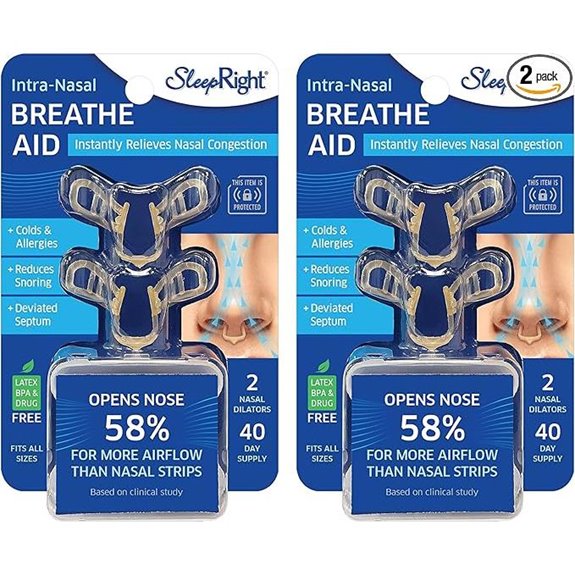 SleepRight Nasal Breathing Aids (2 Pack)