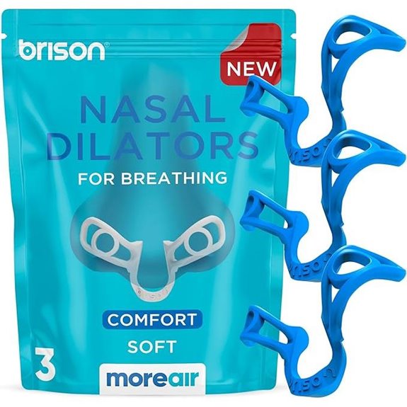 Brison Nasal Dilators 3-Pack for Better Breathing