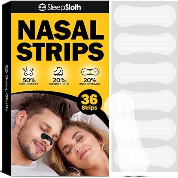 Nasal Snoring Strips for Breathing & Congestion Relief
