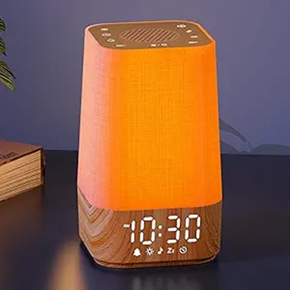 Sunrise Alarm Clock with Nature Sounds and Timer