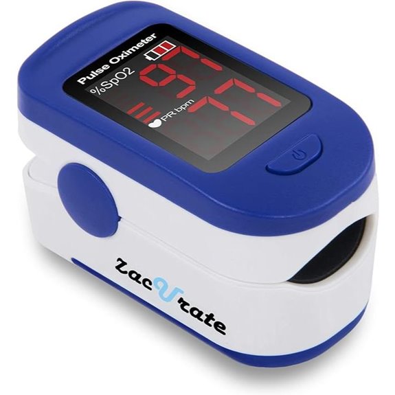 Zacurate 500BL Fingertip Pulse Oximeter (Navy Blue)