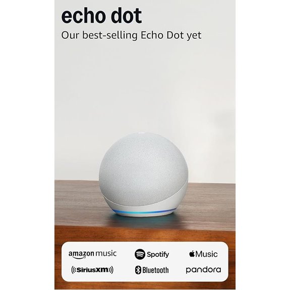Amazon Echo Dot (Newest Model) with Alexa in Glacier White