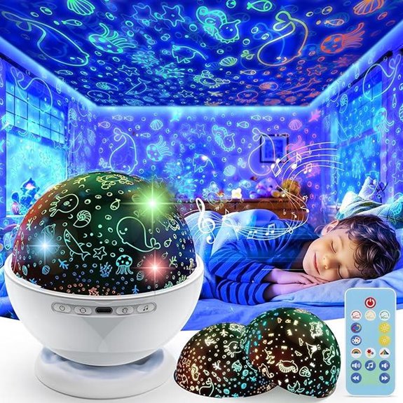 Night Light Projector with Remote and Lullabies