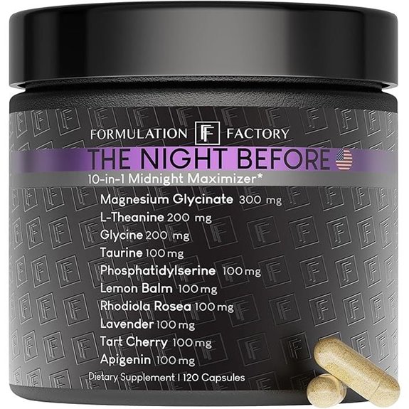 Night Before 10-in-1 Sleep Aid & Relaxation Capsules