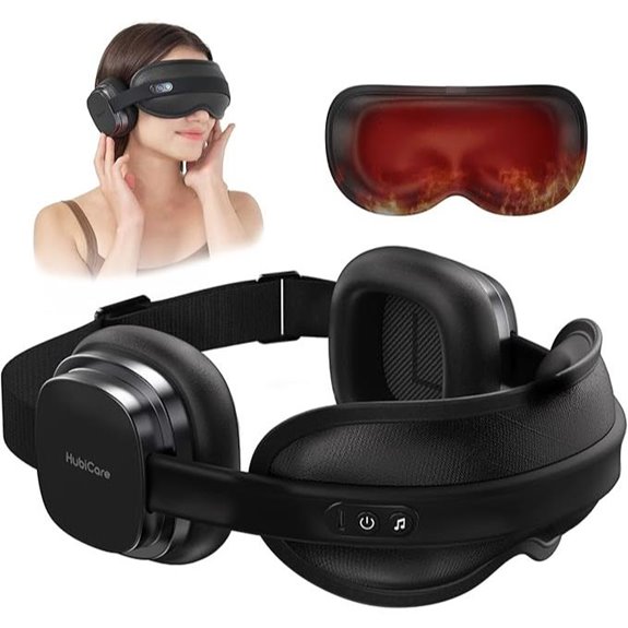 HubiCare Noise-Canceling Eye Mask with Heat & Bluetooth