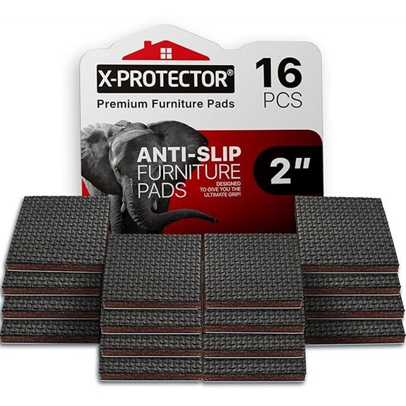 X-PROTECTOR Non Slip Furniture Pads (16 Pack)