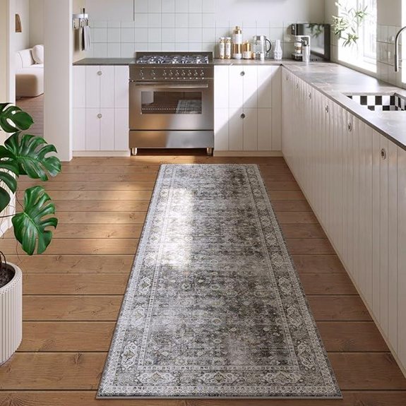 Rugcomf Non-Slip Runner Rug for Hallways and Kitchen