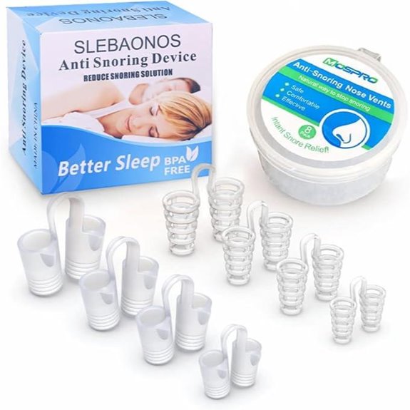 8 Pack Nose Vents for Breathing Relief and Snoring