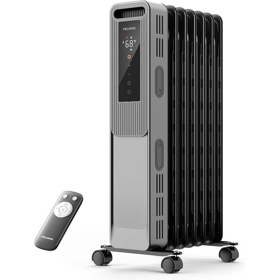 PELONIS Oil Filled Radiator Space Heater with Thermostat