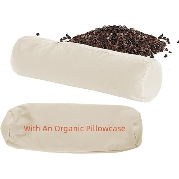 Buckwheat Pillow for Sleep with Organic Cover
