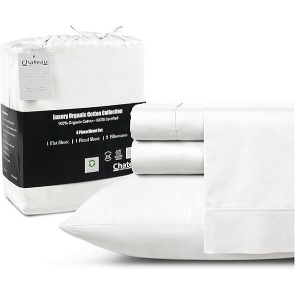 Organic Cotton King Sheet Set with Pillowcases