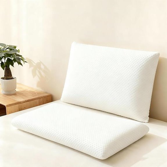 Latex Neck Pillow with Organic Cover Queen Size