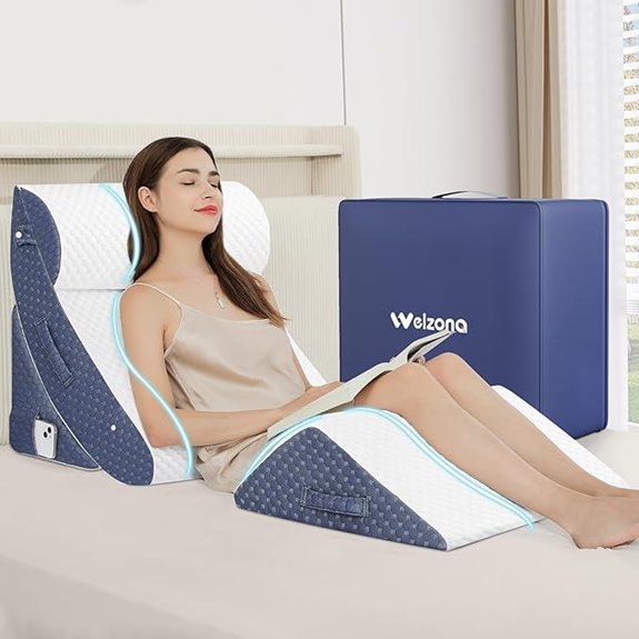 Orthopedic Wedge Pillow Set for Sleep and Support