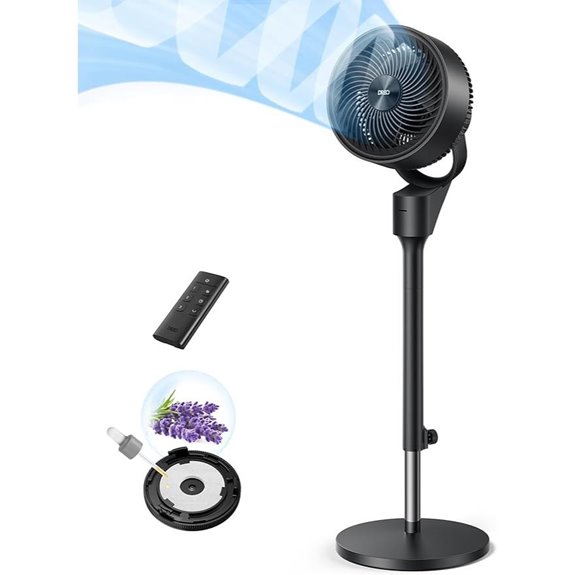 Dreo Oscillating Pedestal Fan with Remote and Height Adjust