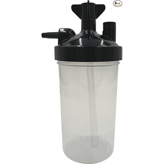 ResOne 6pk Oxygen Humidifier Bottles for Therapy